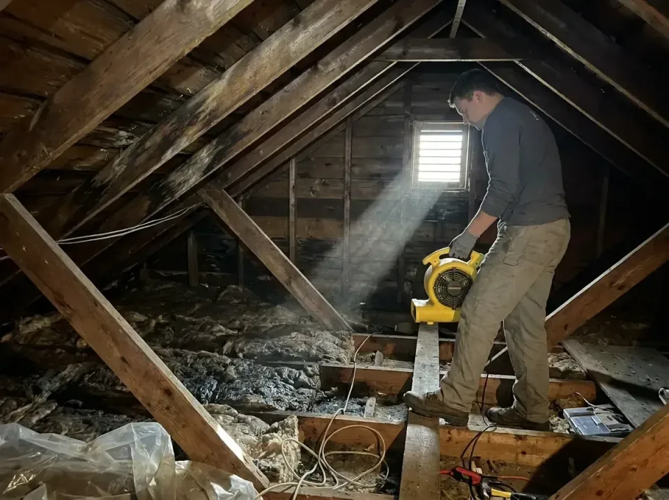 attic-water-damage-drying-proc-007 — frequently asked questions, Emergency Water Extraction & 24/7 Flood Response in Premont…